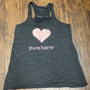 Pure barre racerback tank